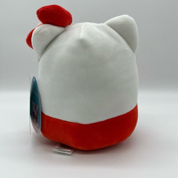 Sanrio Hello Kitty Squishmallow Red Outfit with Heart sunglasses NWT 6.5" - Picture 5 of 5